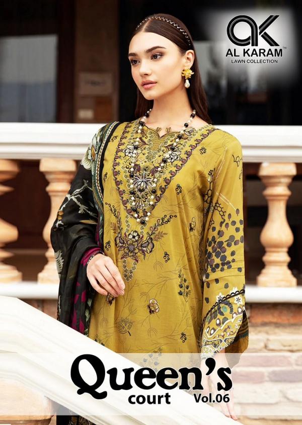 Alkaram Queen Court Vol-6 – Dress Material